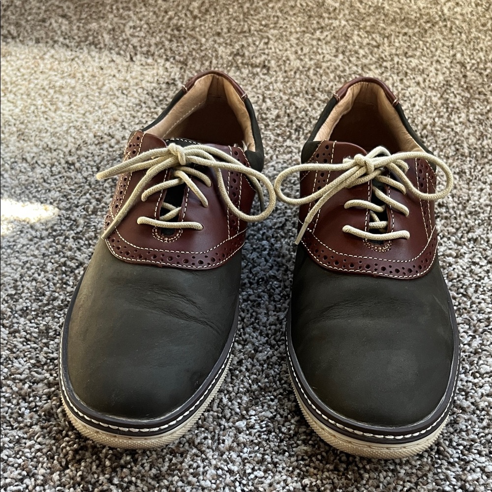 Johnston & Murphy Black and Brown Oxfords